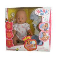 Интерактивный пупс Baby Doll с аксессуарами (пьет, писает, сосет соску)