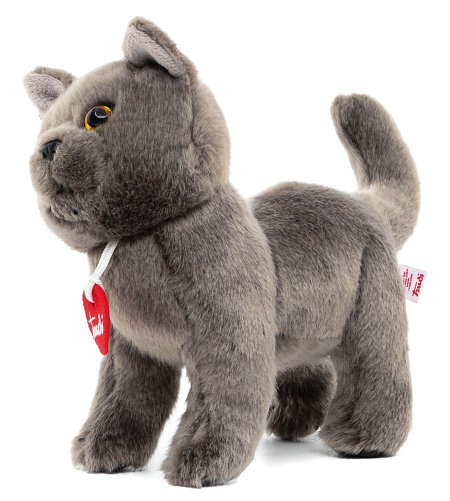 Мягкая игрушка Кот Помпео, серый, 29 см купить в интернет-магазине  MegaToys24.ru недорого.