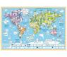 Карта-раскраска настенная "Карта мира" - Страны