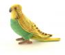 Мягкая игрушка "Волнистый попугай", зеленый, 15 см