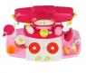 Игровой набор "Модная кухня" (льется вода, свет, звук), розовая, 24 предмета