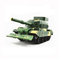 (УЦЕНКА) Радиоуправляемый танк "Боевой" (на аккум., стреляет), зеленый