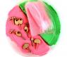 Пушистый пластилин Plush, розово-зеленый