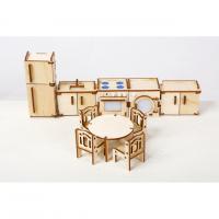 Сборная деревянная модель "Волшебный 3D город" - Кухня