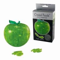 Кристальный 3D-пазл "Зеленое яблоко", 44 элементов