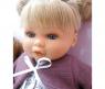 Мягконабивная кукла "Монси" в фиолетовом (плачет), 30 см