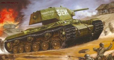 Сборная модель танк "Тяжелый танк КВ-1"