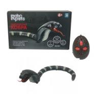 Игрушка на ИК-управлении Robopets - Королевская кобра (свет), черная