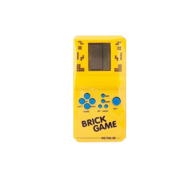 Электронная игра Brick Game - Тетрис, с синими кнопками