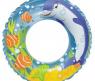 Надувной круг "Морские животные", 61 см