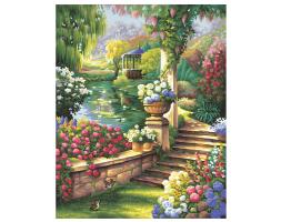 Раскраска "Райский сад", 40 х 50 см