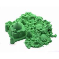 Домашняя песочница "Космический песок", зеленый, 2 кг
