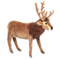 Мягкая игрушка "Северный олень", коричневый, 35 см