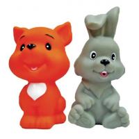 Набор из 2 игрушек-брызгалок "Лисенок и зайчонок"