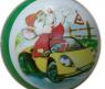 Резиновый мяч с двойным рисунком "Мышонок", зеленый, 20 см