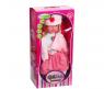 Интерактивная кукла с косичками в розовом наряде, 50 см