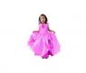 Розовое платье принцессы, с цветами, 7-9 лет