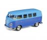 Инерционный автобус Volkswagen T1 Transporter, сине-голубой, 1:32