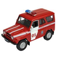Инерционная коллекционная машинка "УАЗ 31514" - Пожарная охрана, 1:34-39