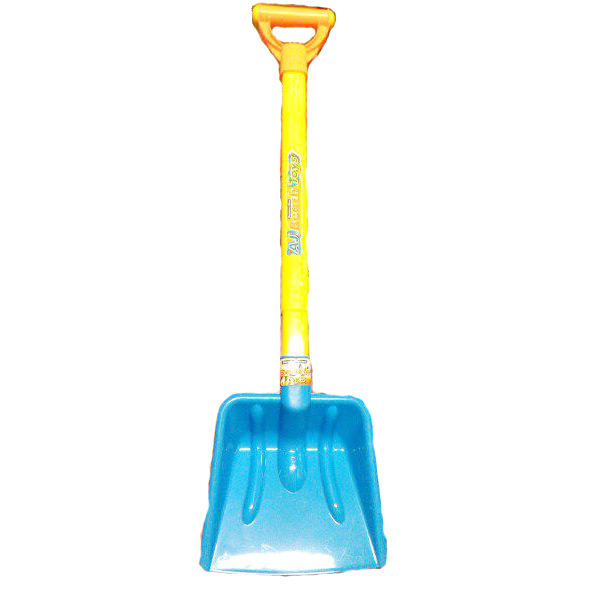 Пластмассовая лопата с выдвижной ручкой, синяя, 94.5 см
