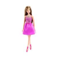 Кукла Барби "Сияние моды" - Шатенка в фиолетовом платье, 30 см