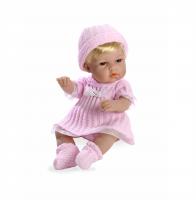 Кукла Elegance Swarowski в розовой одежде, 33 см
