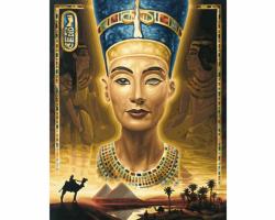 Раскраска по номерам "Нефертити"