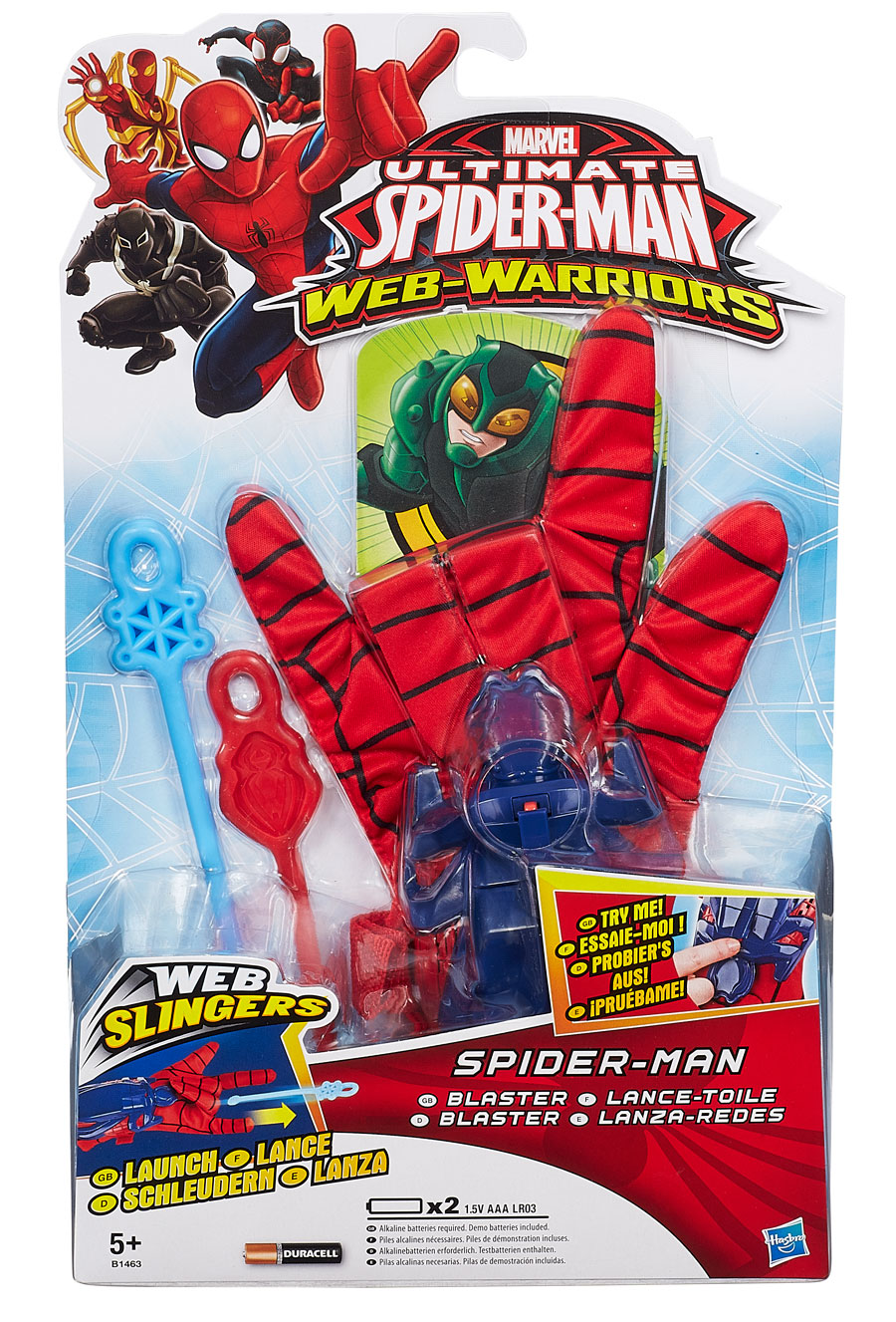 Перчатка Человека-паука Web Warriors с мишенью (звук)
