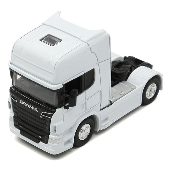 Коллекционная модель тягача Scania V8 R731, белая, 1:64