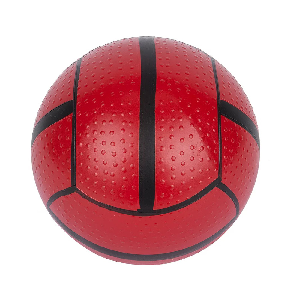 Мяч спортивный с рельефом, красный, 15 см