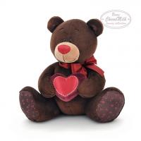 Медведь Choco с сердцем, 20 см