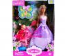 Набор из 2 кукол "Дефа Люси" - Принцесса с пони и ребенком, в сиреневом платье
