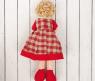Интерьерная кукла "Василиса" с сердцем в руках, 30 см