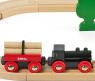 Игровой набор "Железная дорога с грузовым поездом", 18 деталей