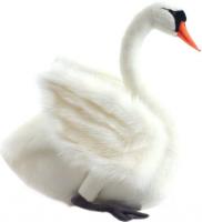 Мягкая игрушка "Белый лебедь", 27 см