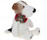 Мягкая игрушка "Собака Трюфель с бантом", 25 см