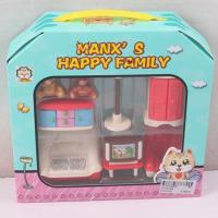Игровой набор Manx`s Happy Family - Гостиная комната