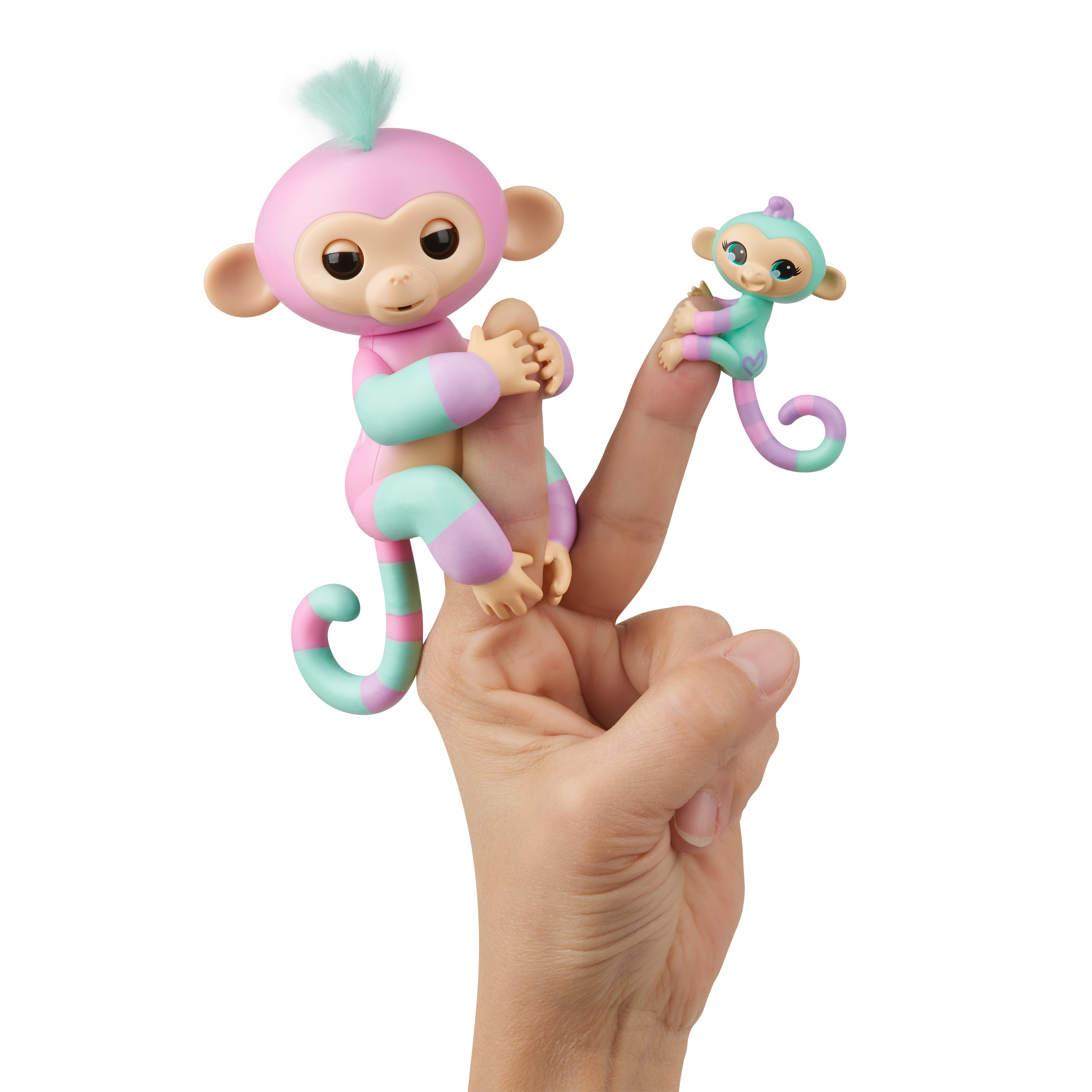 Интерактивная ручная обезьянка Fingerlings - Эшли с малышом