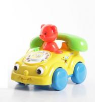 Развивающая игрушка "Телефон с мишкой" на колесах