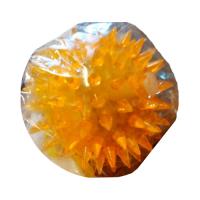 Массажный мячик "Йо-йо" (свет), желтый, 5.5 см