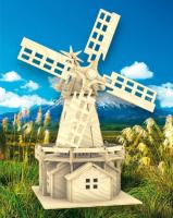 Сборная деревянная модель "Ветряная мельница"