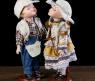 Набор из 2 коллекционных кукол "Парочка поцелуйчик" - Ксюша и Сережа, 30 см