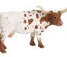 Фигурка Farm World - Корова породы техасский лонгхорн, длина 14,5 см