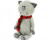 Мягкая игрушка "Кот обормот в шарфике", 20 см