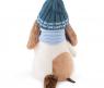 Мягкая игрушка "Бартоломей в голубой шапке и шарфе", 27 см