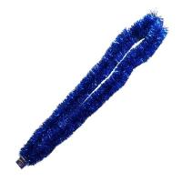 Новогодняя шестислойная мишура синего цвета, 2.7 м