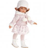 Кукла "Эльвира" - Зимний образ, рыжая, 33 см
