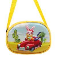 Детская сумка 3D "Зайка" на машине