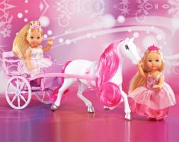 Игровой набор с куклами Еви "Романтический кортеж" с лошадью и каретой