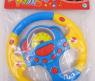 Развивающая игрушка "Музыкальный руль" (свет, звук), желто-голубой